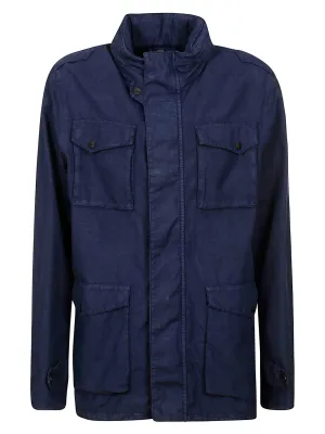 Herno Classic Zip-Up Field Jacket