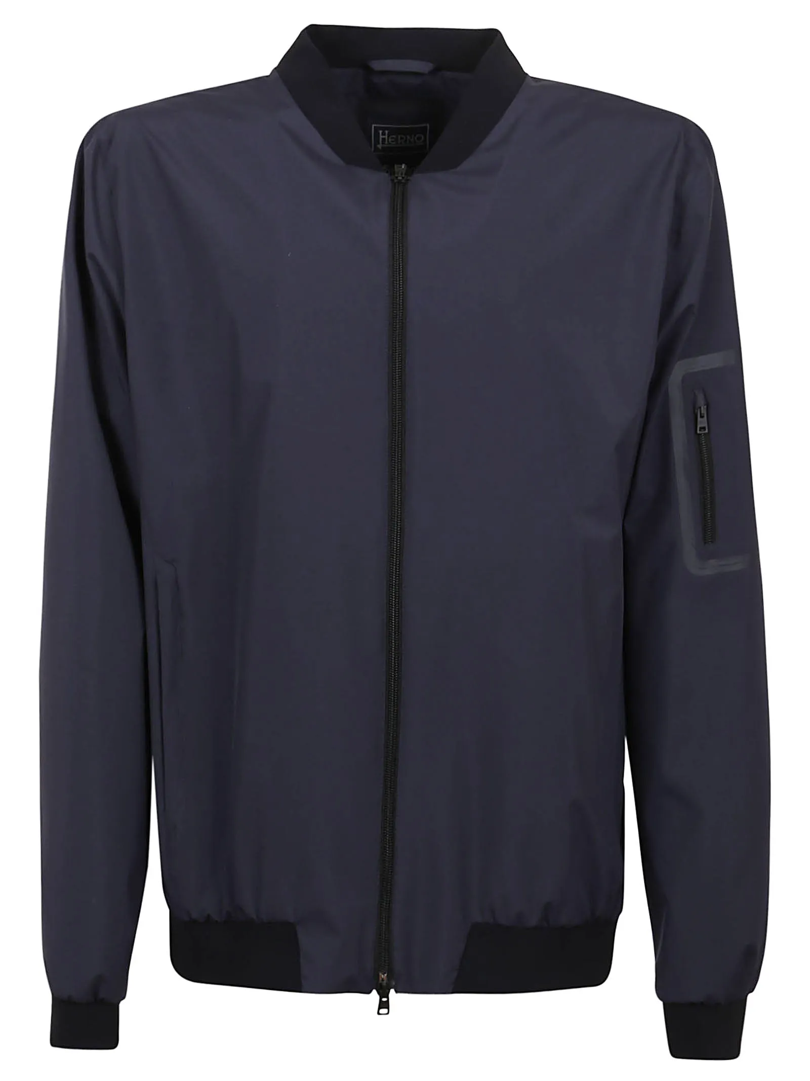 Herno Zip-Up Long-Sleeved Bomber Jacket
