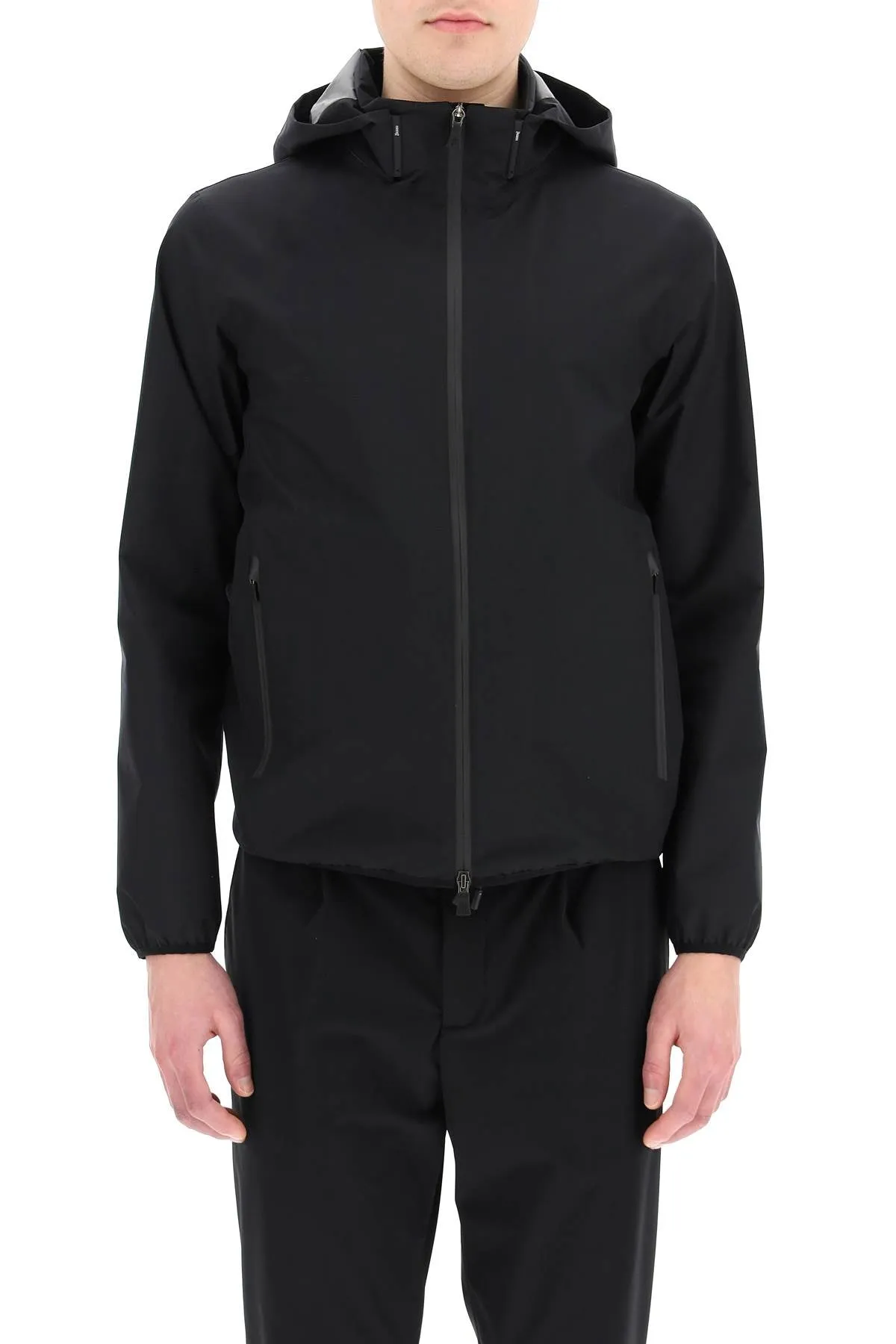 Herno Zipped Hooded Jacket