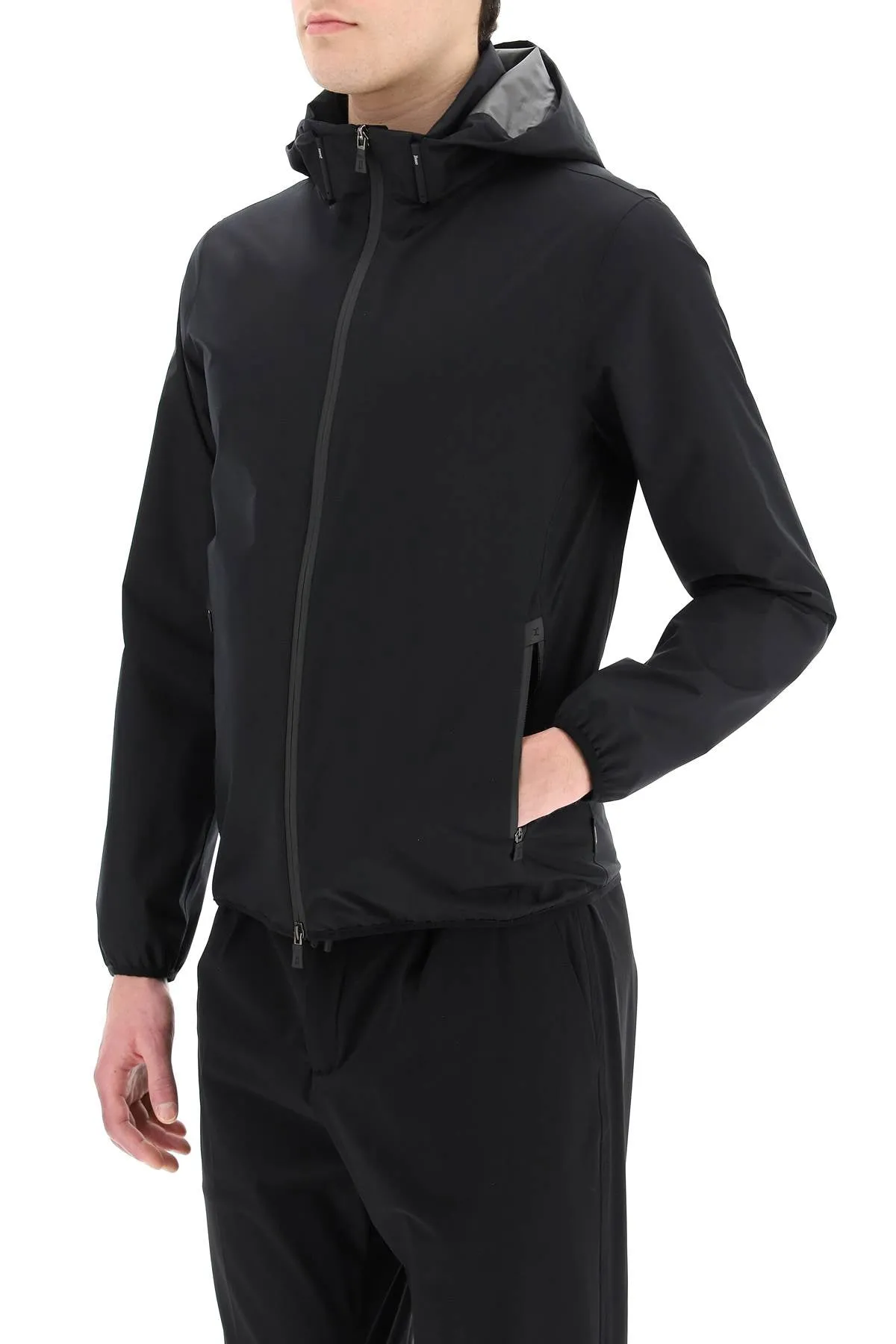 Herno Zipped Hooded Jacket