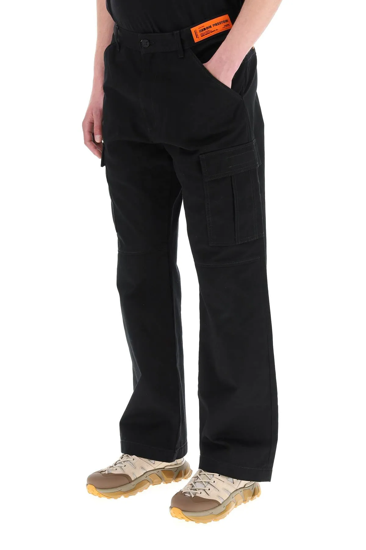 Heron Preston Logo Patch Cargo Pants