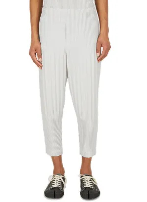 Homme Pliss Issey Miyake Pleated Cropped Pants