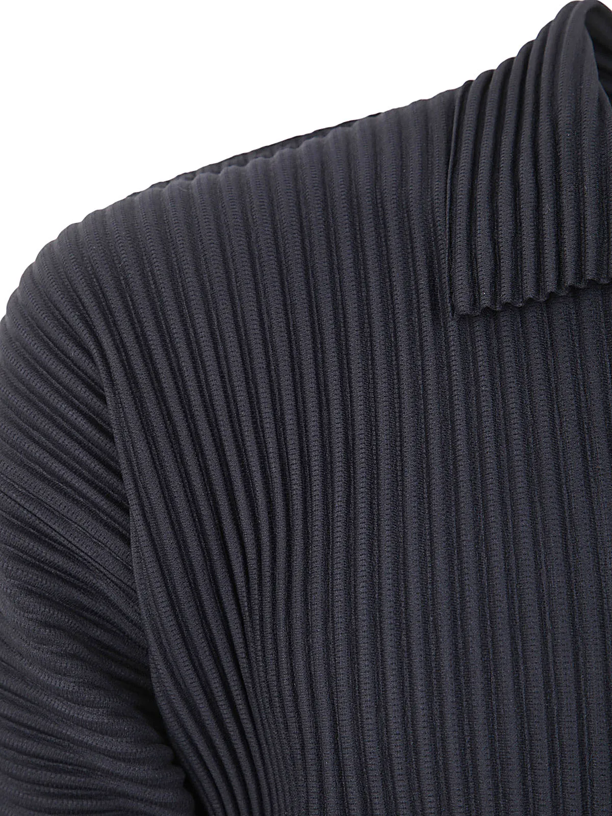 Homme Pliss Issey Miyake Pleated Polo Shirt