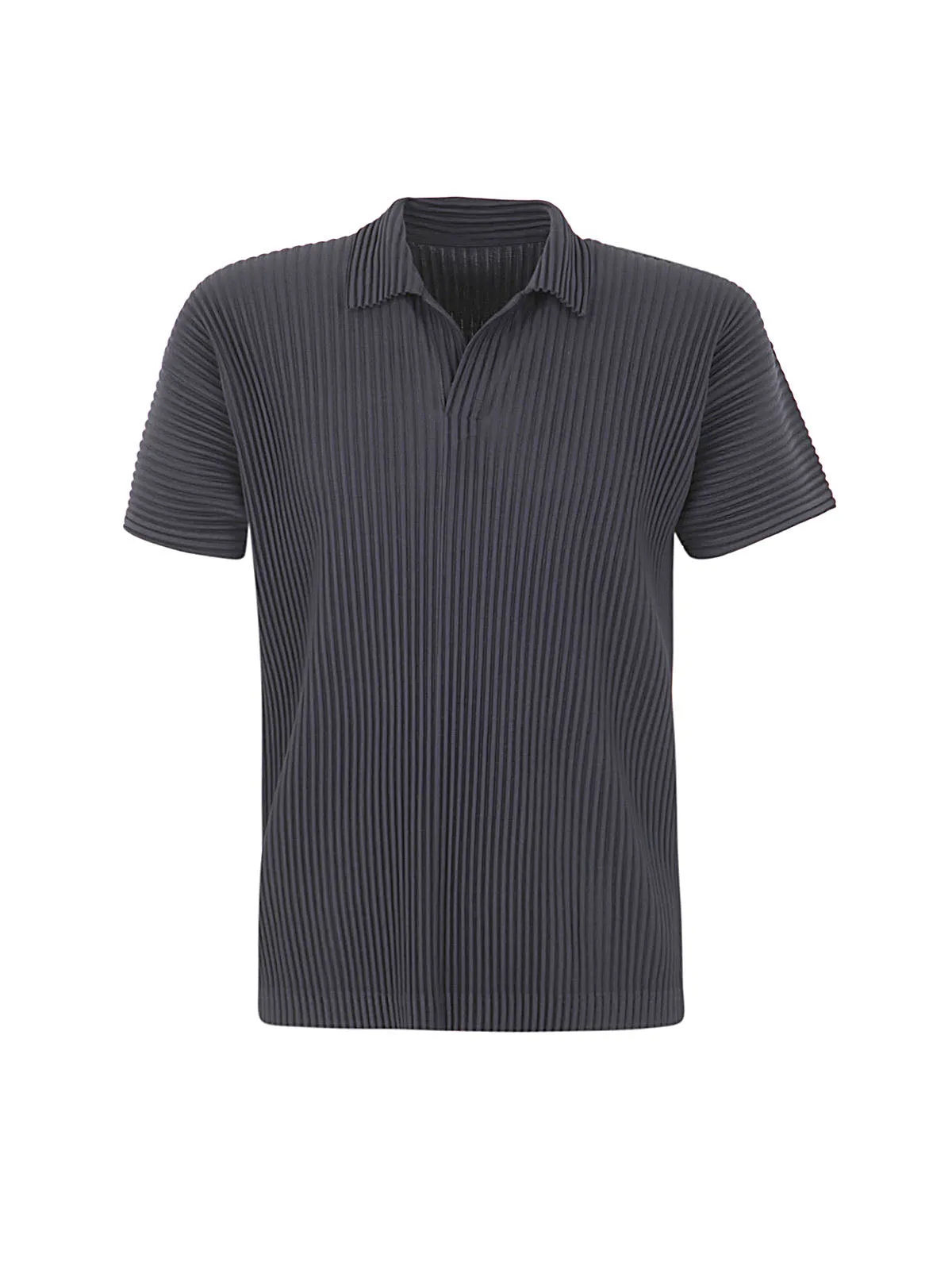 Homme Pliss Issey Miyake Pleated Polo Shirt