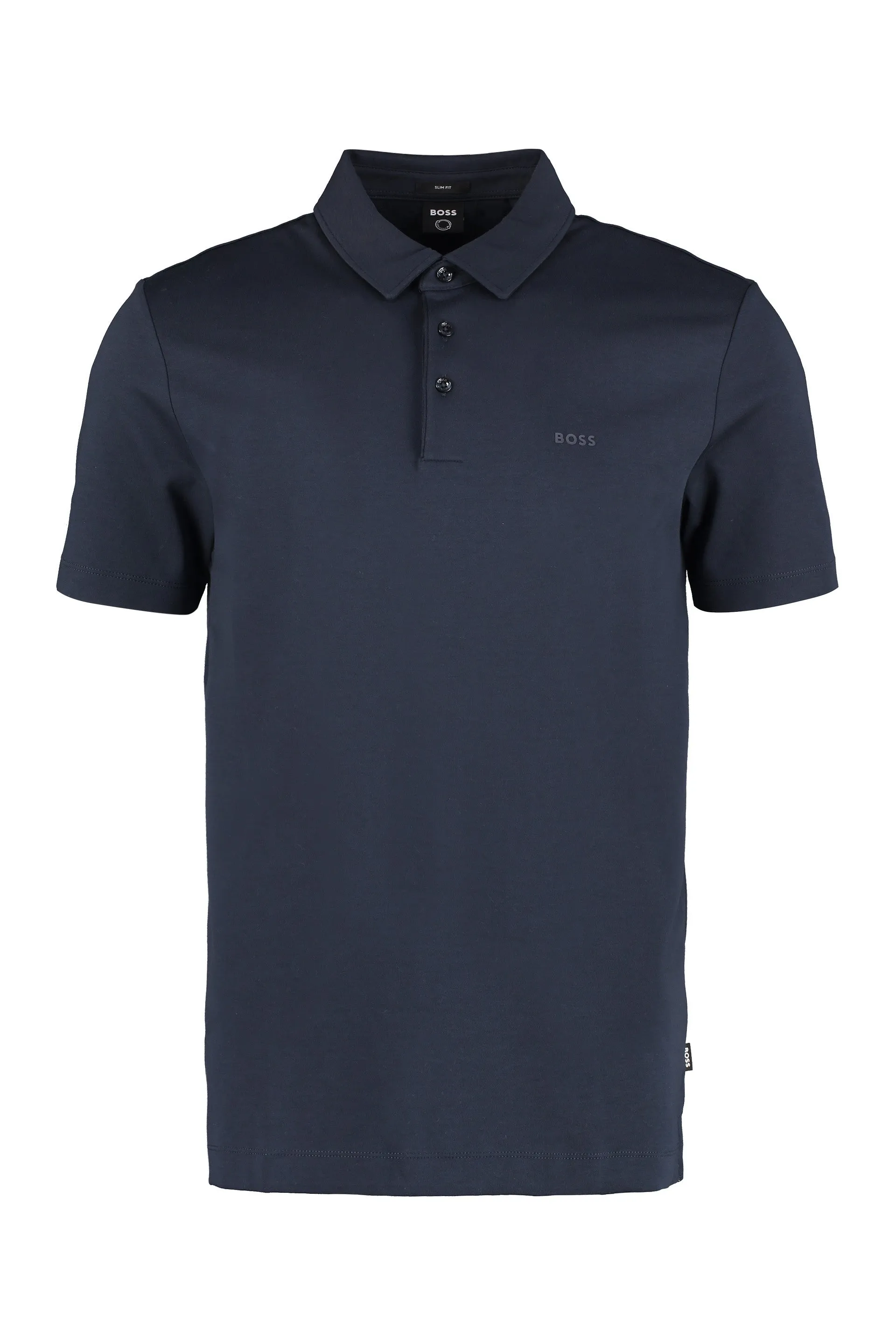 Hugo Boss Logo Print Short-Sleeved Polo Shirt