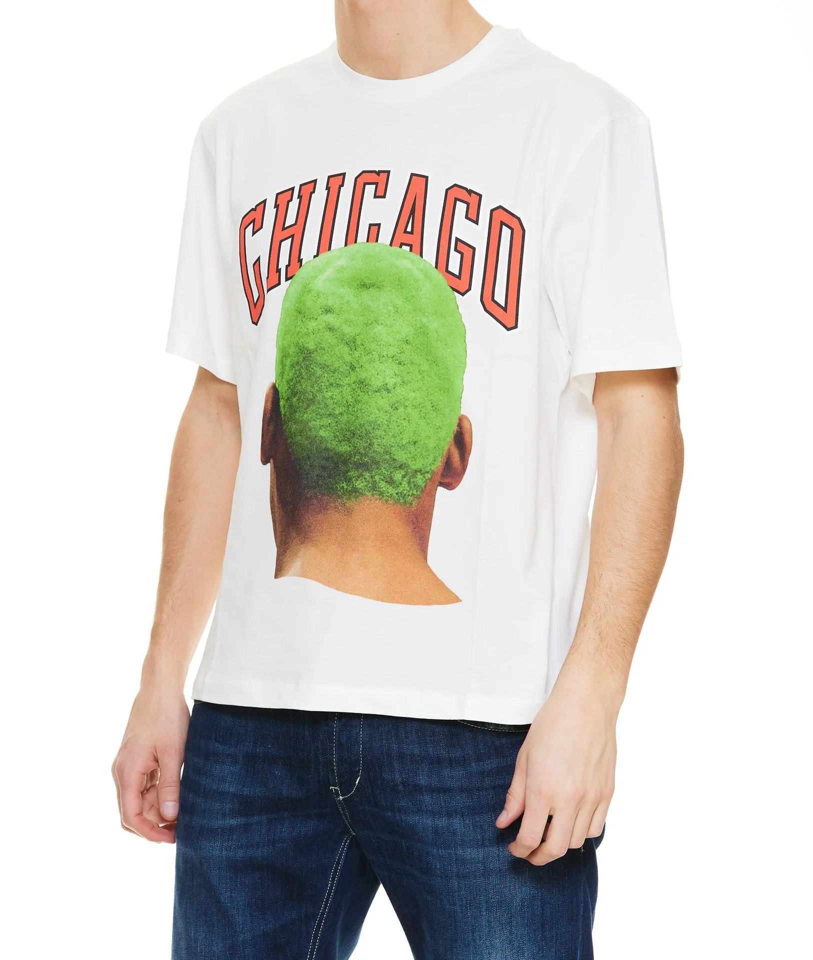 Ih Nom Uh Nit Chicago Graphic Printed Crewneck T-Shirt