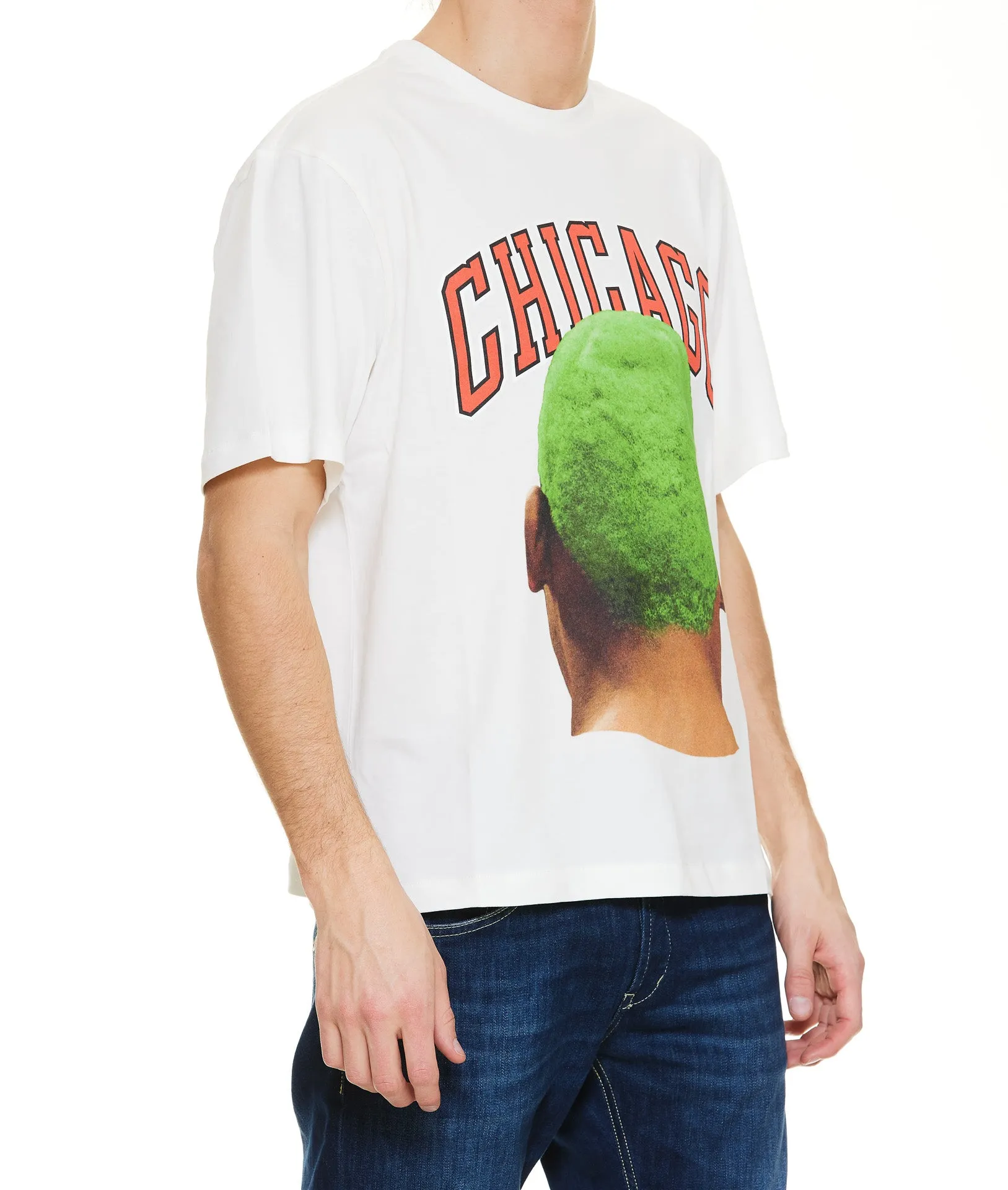 Ih Nom Uh Nit Chicago Graphic Printed Crewneck T-Shirt