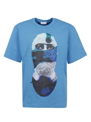 Ih Nom Uh Nit Mask On Slogan Printed Crewneck T-Shirt