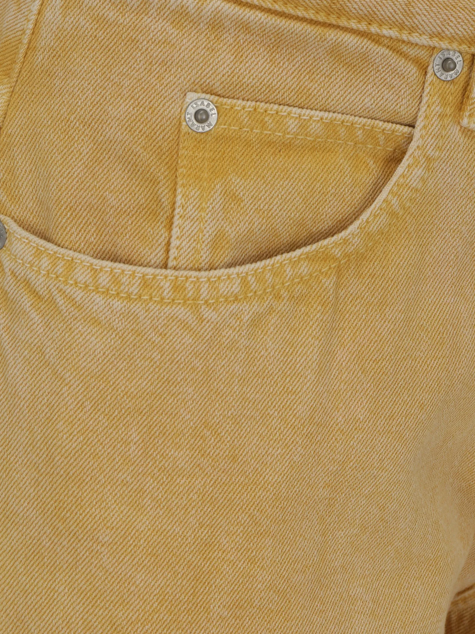 Isabel Marant Button Detailed Straight Leg Jeans