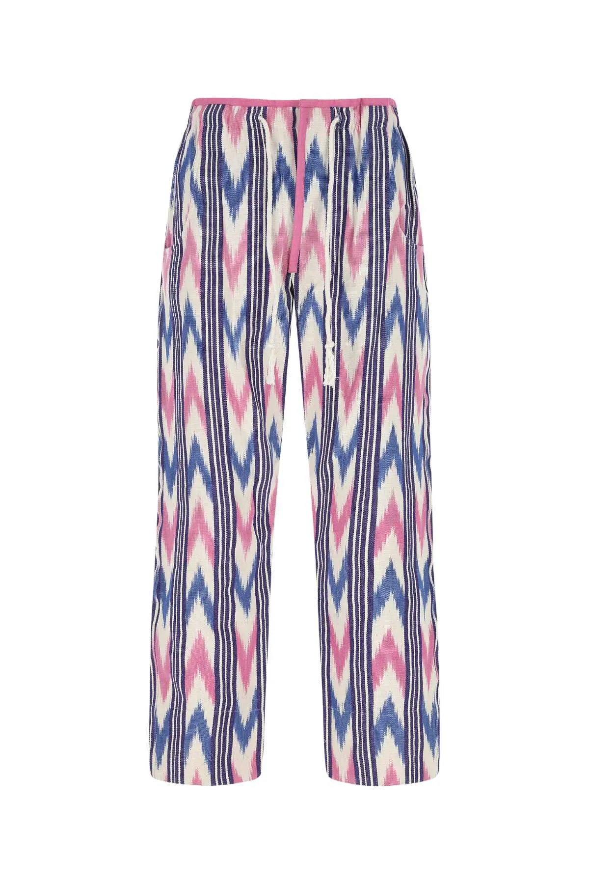 Isabel Marant Chevron Printed Elastic Waist Pants