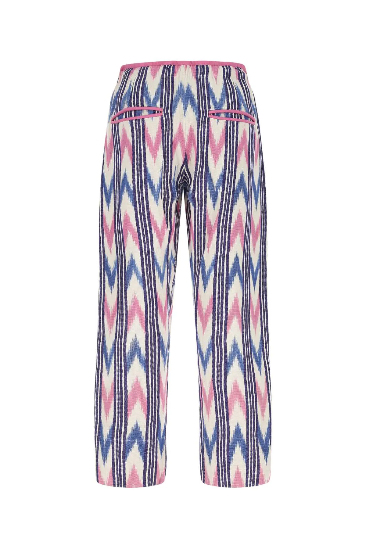 Isabel Marant Chevron Printed Elastic Waist Pants