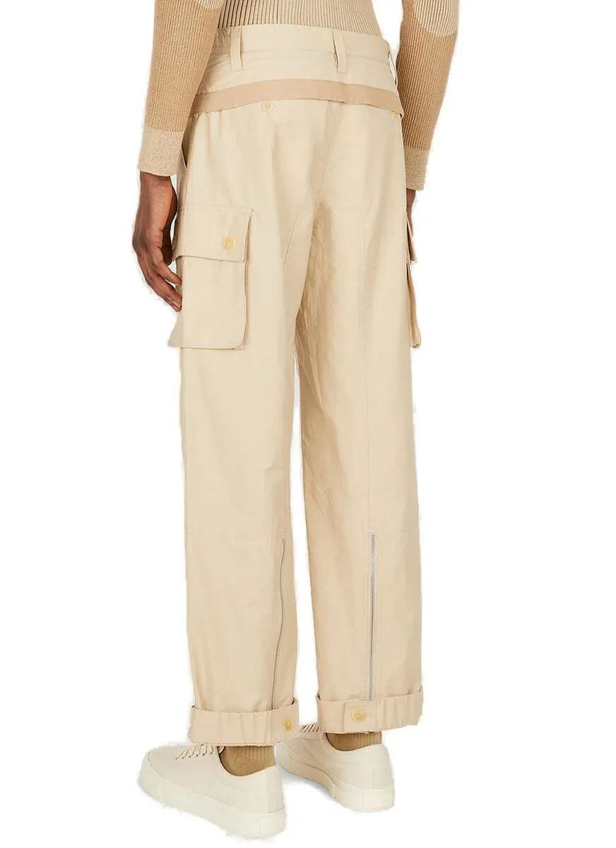 Jacquemus Pocket Detailed Drawstring Cargo Trousers