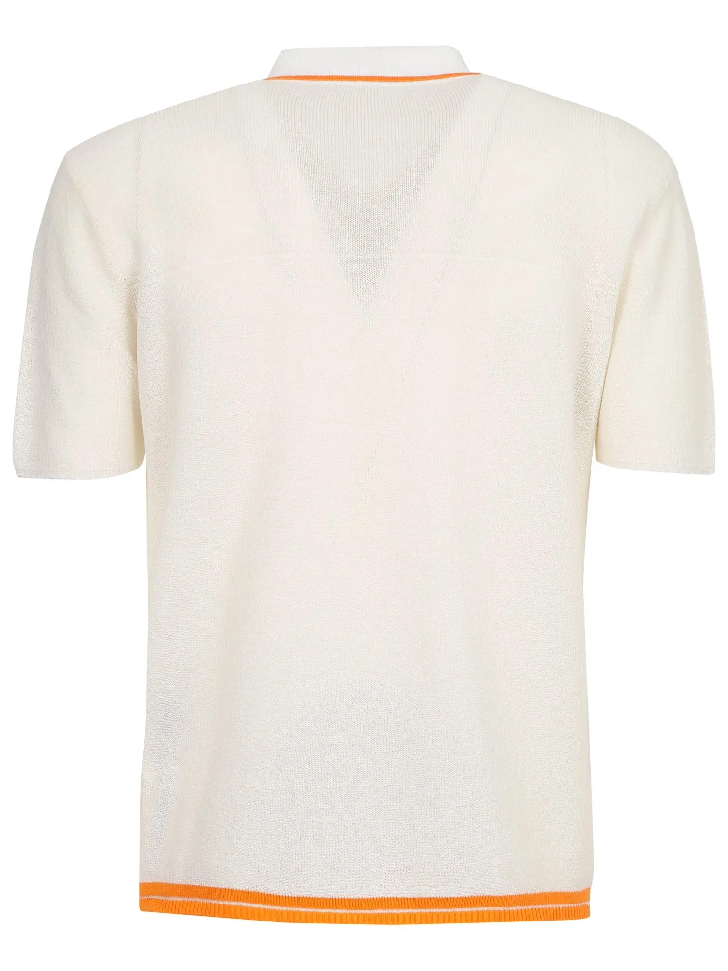 Jacquemus Short-Sleeved Fine Knit Polo Shirt