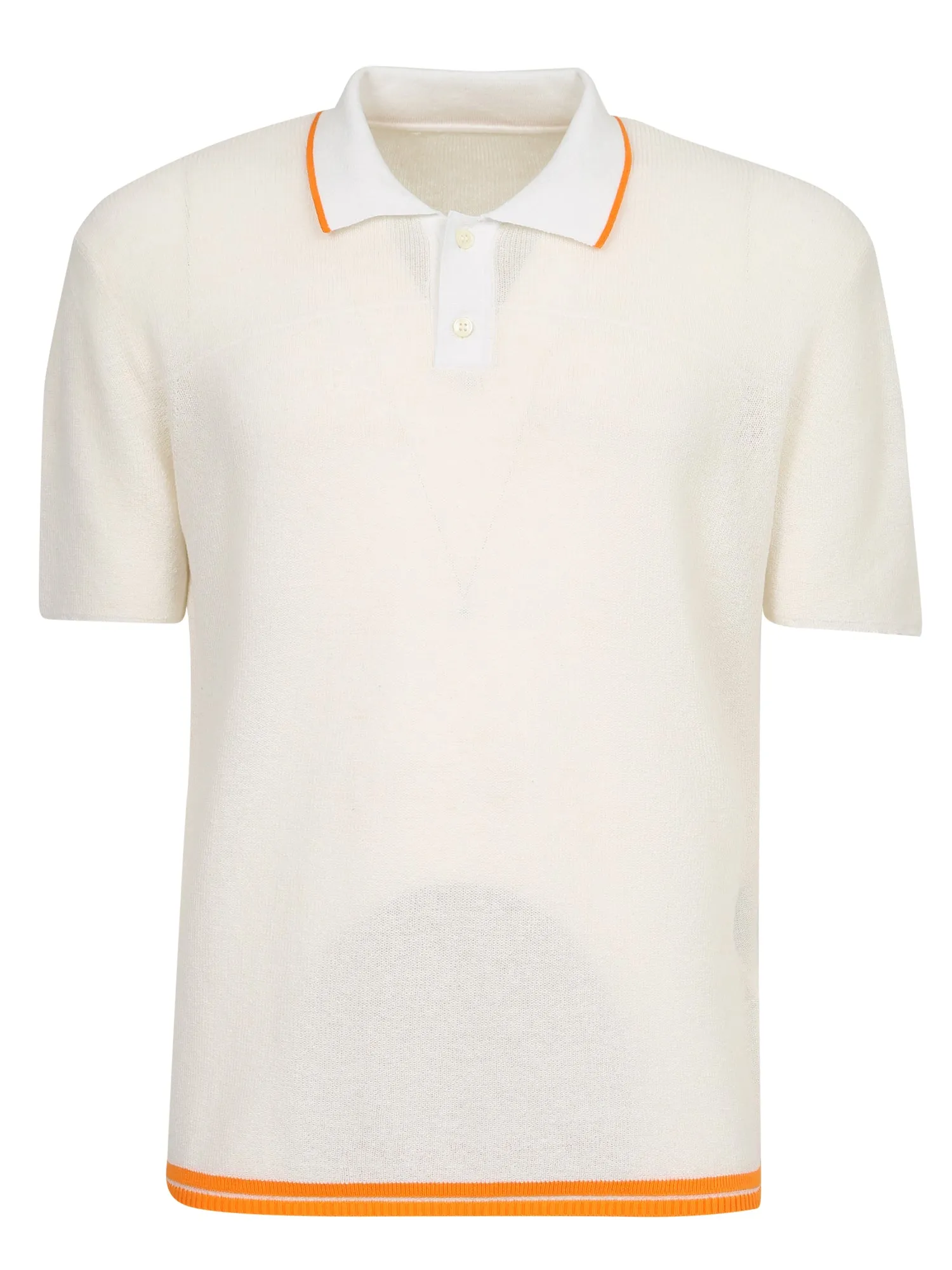 Jacquemus Short-Sleeved Fine Knit Polo Shirt