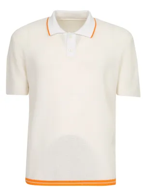 Jacquemus Short-Sleeved Fine Knit Polo Shirt