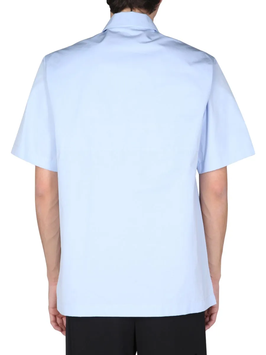 Jil Sander Logo Embroidered Polo Shirt