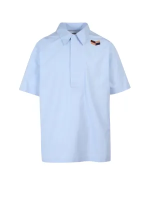 Jil Sander Logo Embroidered Polo Shirt
