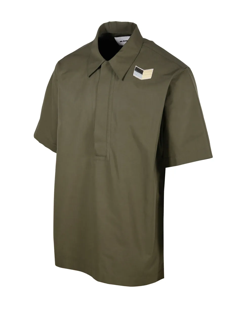 Jil Sander Logo Embroidered Polo Shirt