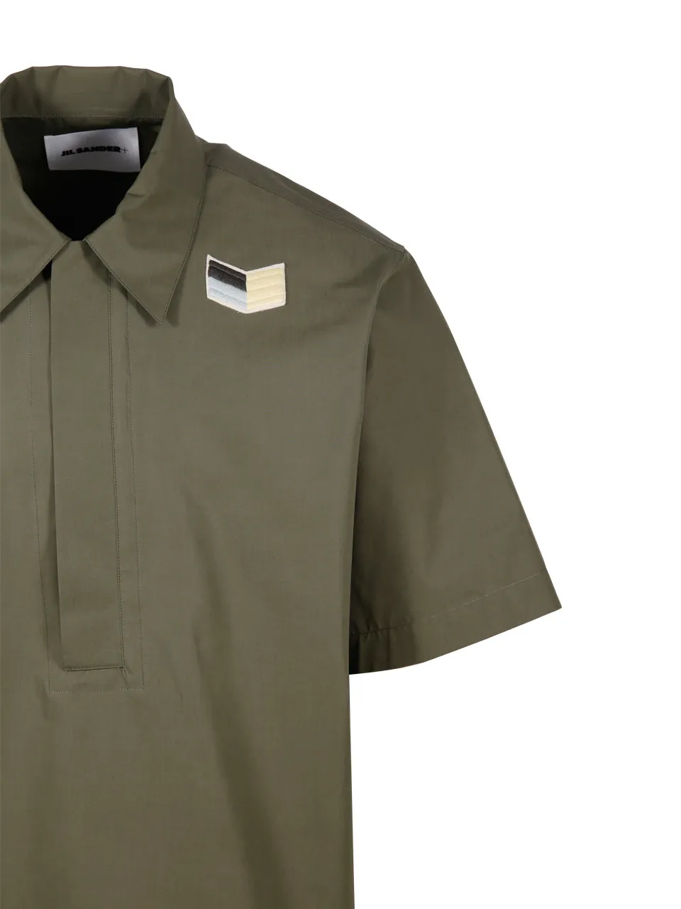 Jil Sander Logo Embroidered Polo Shirt