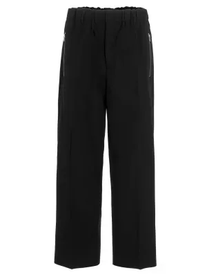 Jil Sander Pressed-Crease Tailored Pants