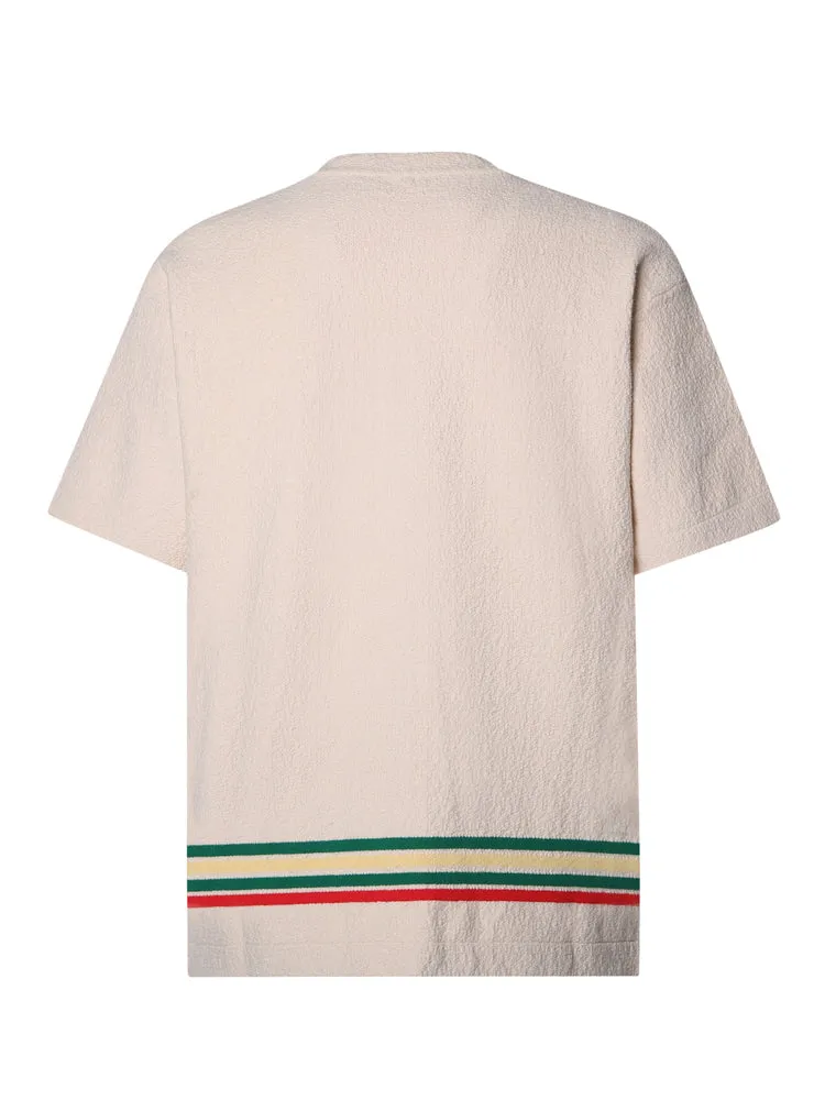 Jil Sander  Stripe Detailed Crewneck T-Shirt
