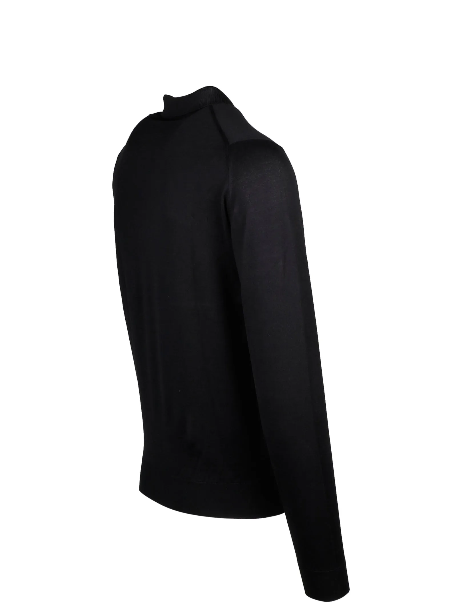 John Smedley Bradwell Long-Sleeve Polo Shirt