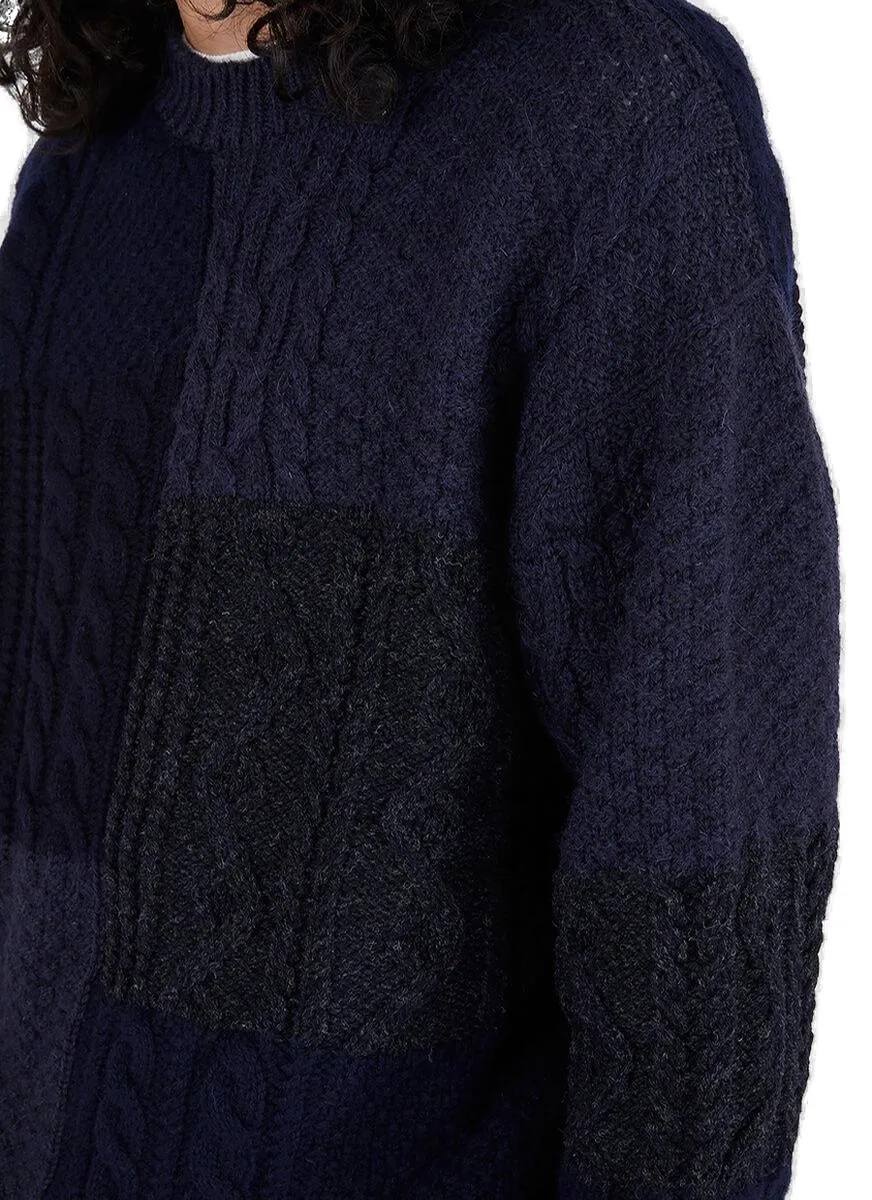 Junya Watanabe Patchwork Knit Sweater