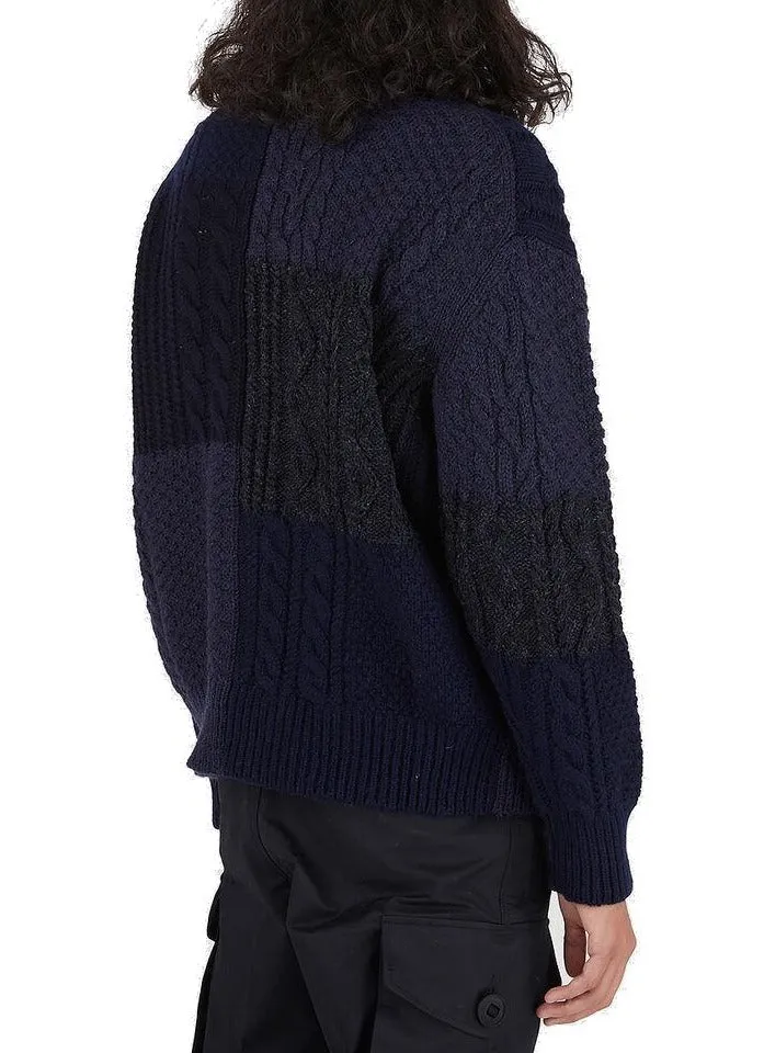 Junya Watanabe Patchwork Knit Sweater