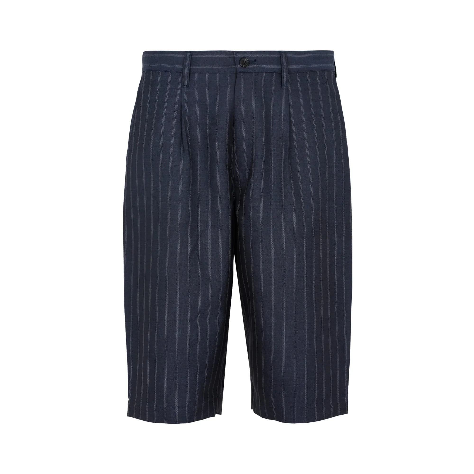 Junya Watanabe Striped Pleated Shorts