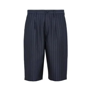 Junya Watanabe Striped Pleated Shorts