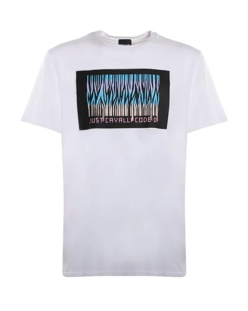 Just Cavalli Graphic Printed Crewneck T-Shirt