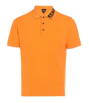 Just Cavalli Logo-Collar Short-Sleeved Polo Shirt
