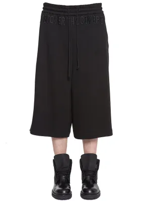 Juun J Over The Knee-Length Drawstring Shorts