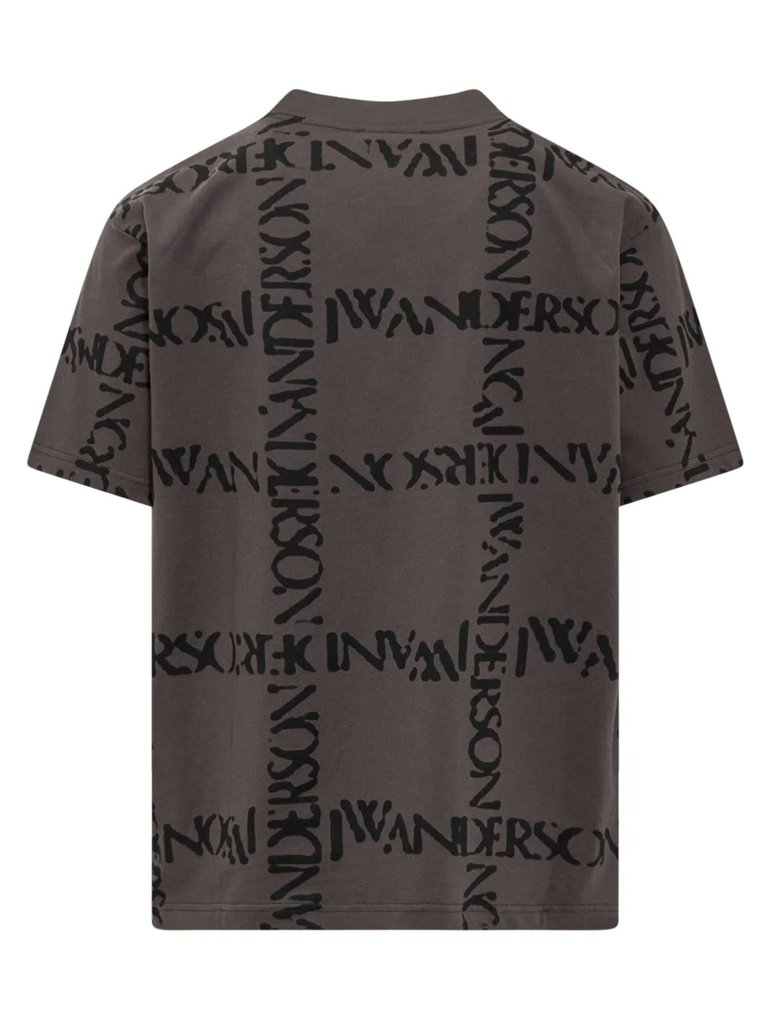 JW Anderson Allover Logo Printed Crewneck T-Shirt