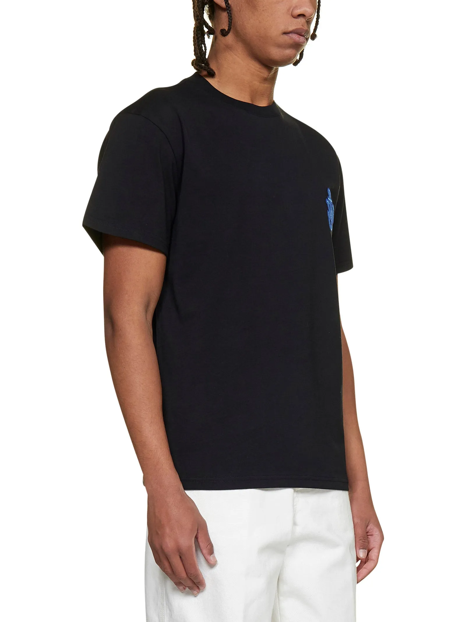 JW Anderson Logo Embroidered Crewneck T-Shirt