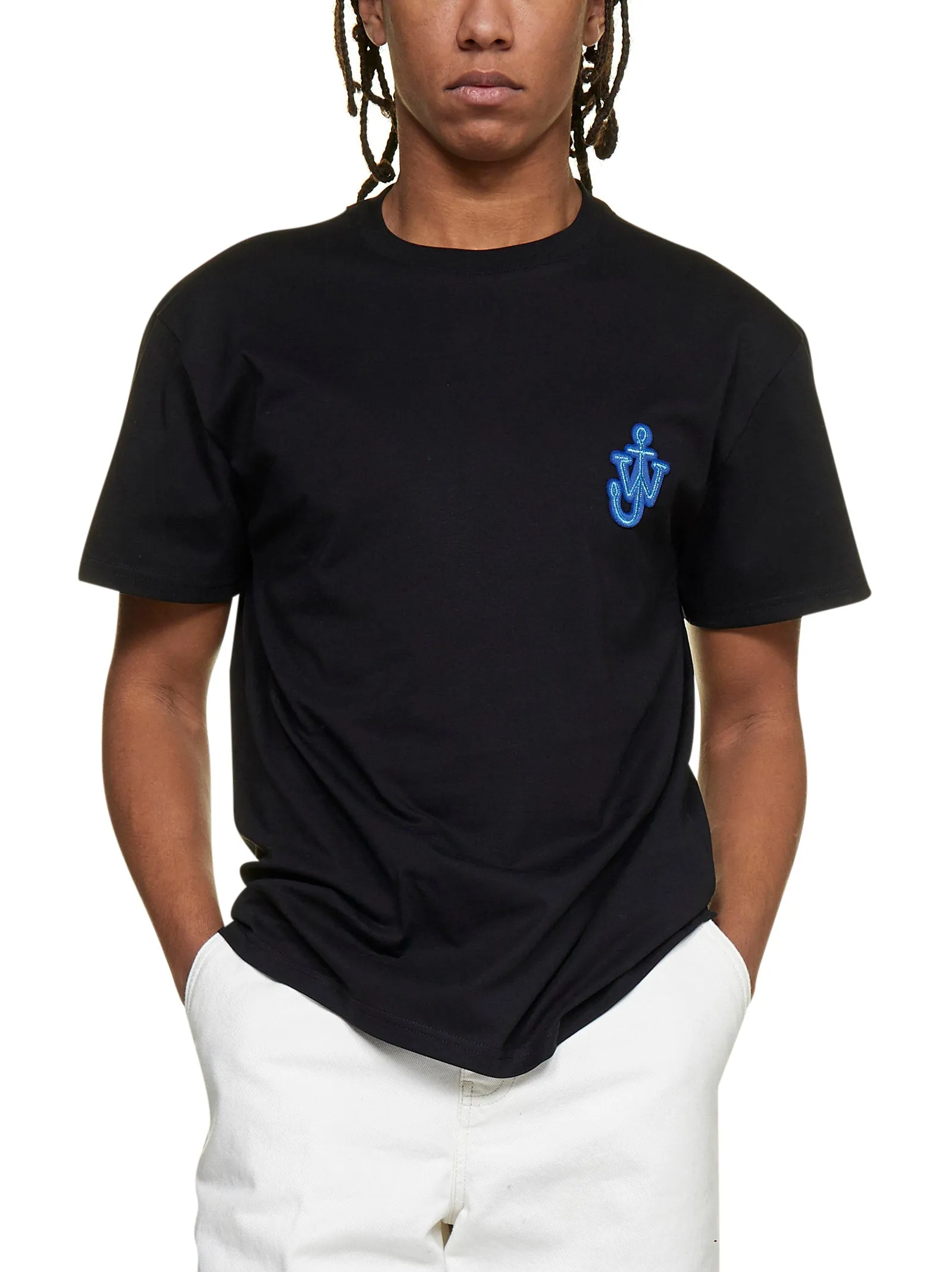 JW Anderson Logo Embroidered Crewneck T-Shirt