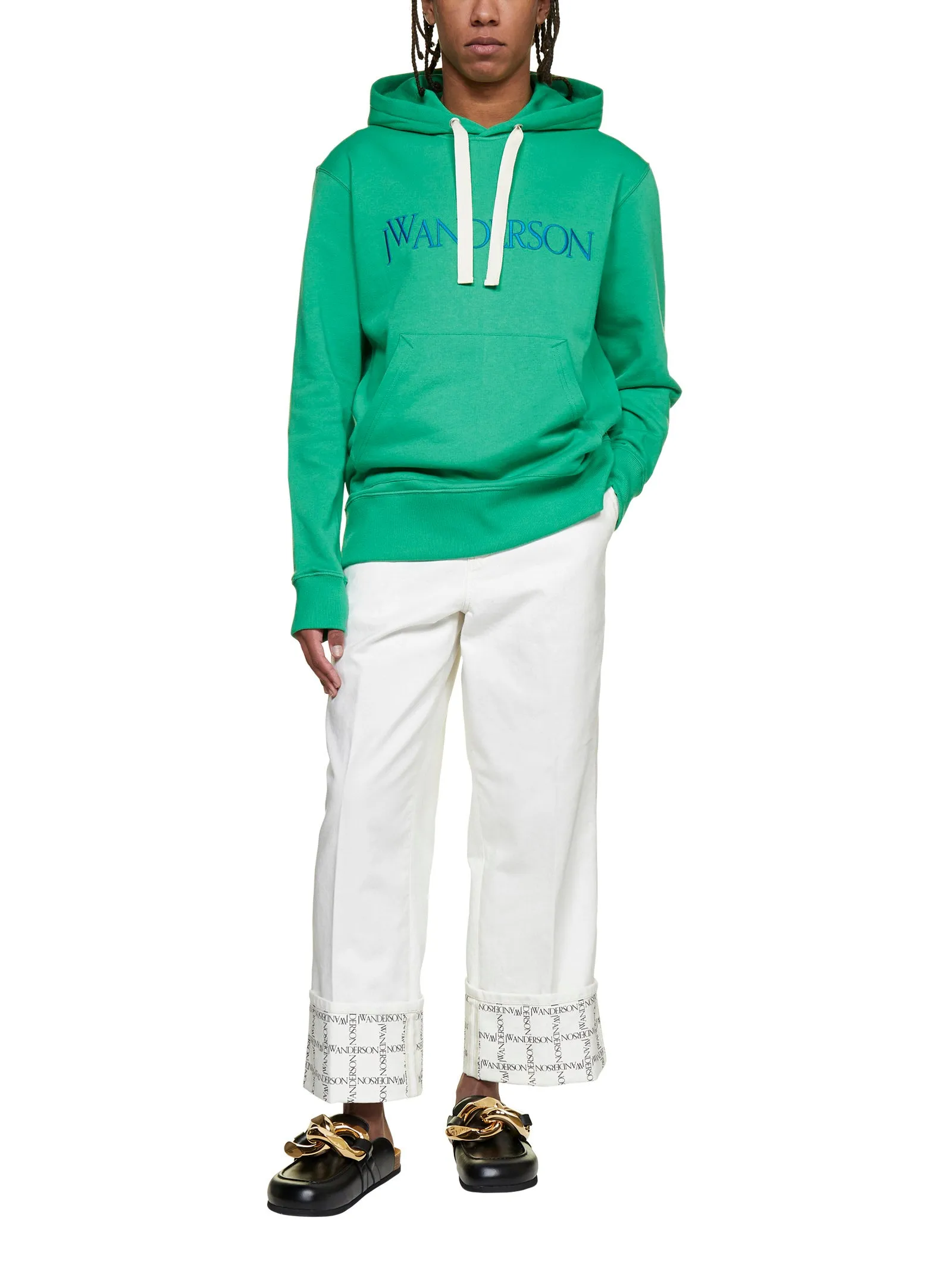 JW Anderson Wide Leg Cropped Jeans