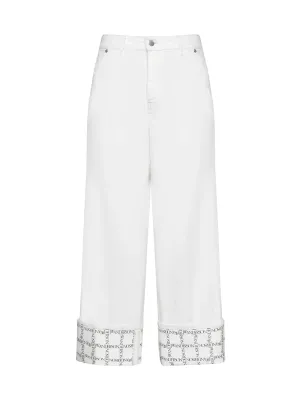 JW Anderson Wide Leg Cropped Jeans