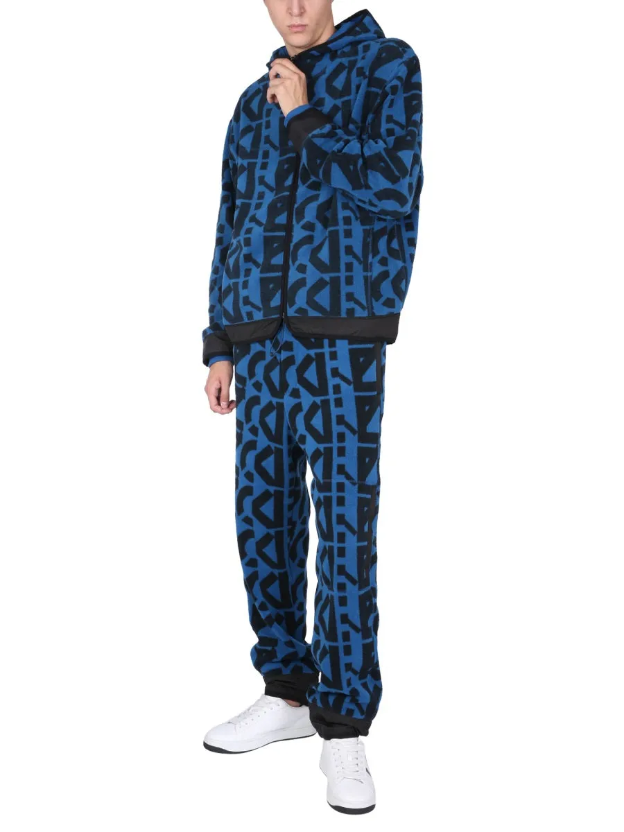 Kenzo Allover Monogram Drawstring Jogging Pants