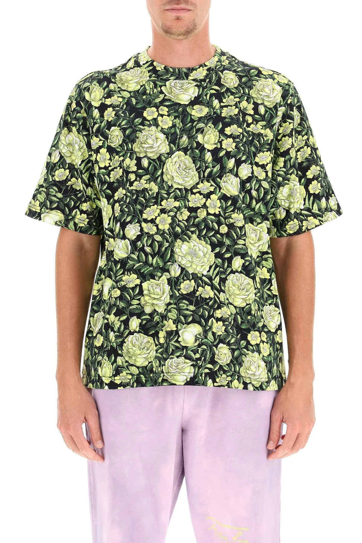 Kenzo Allover Rose Print Crewneck T-Shirt