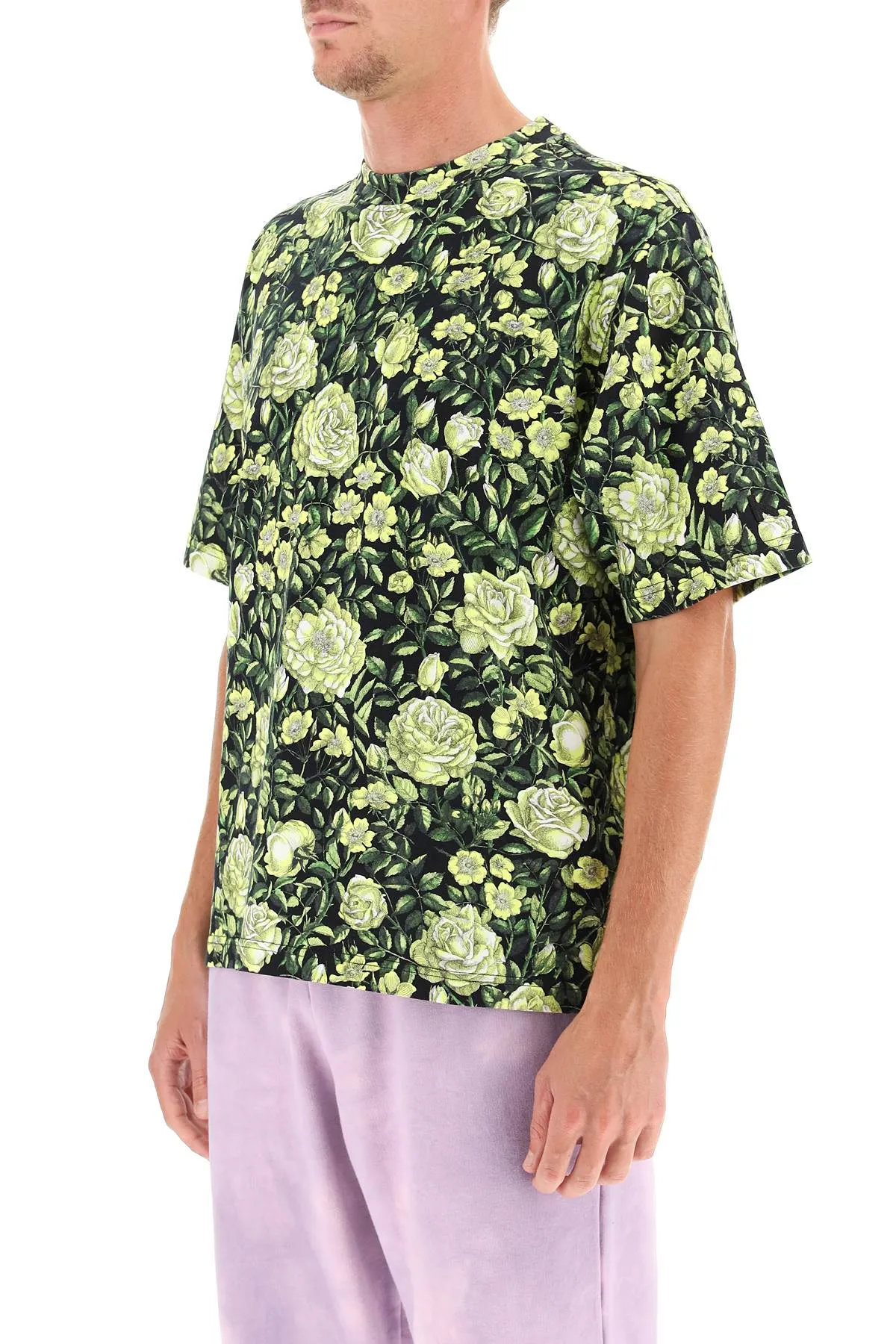 Kenzo Allover Rose Print Crewneck T-Shirt