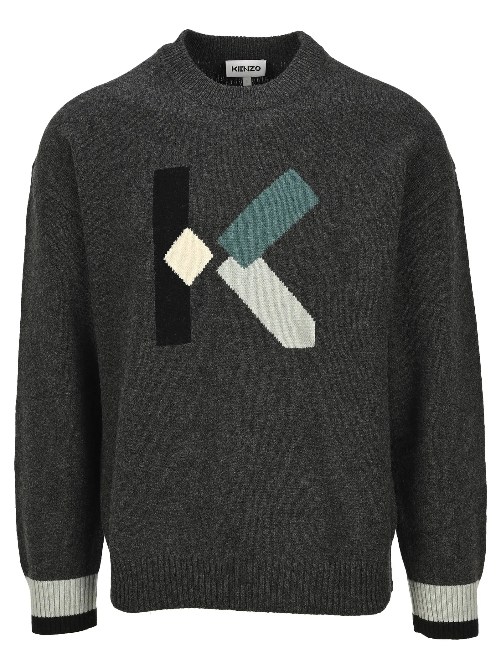 Kenzo K Intarsia Knit Sweater