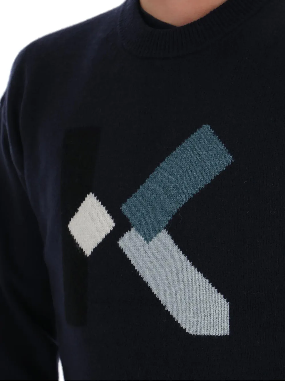 Kenzo K Intarsia Knit Sweater