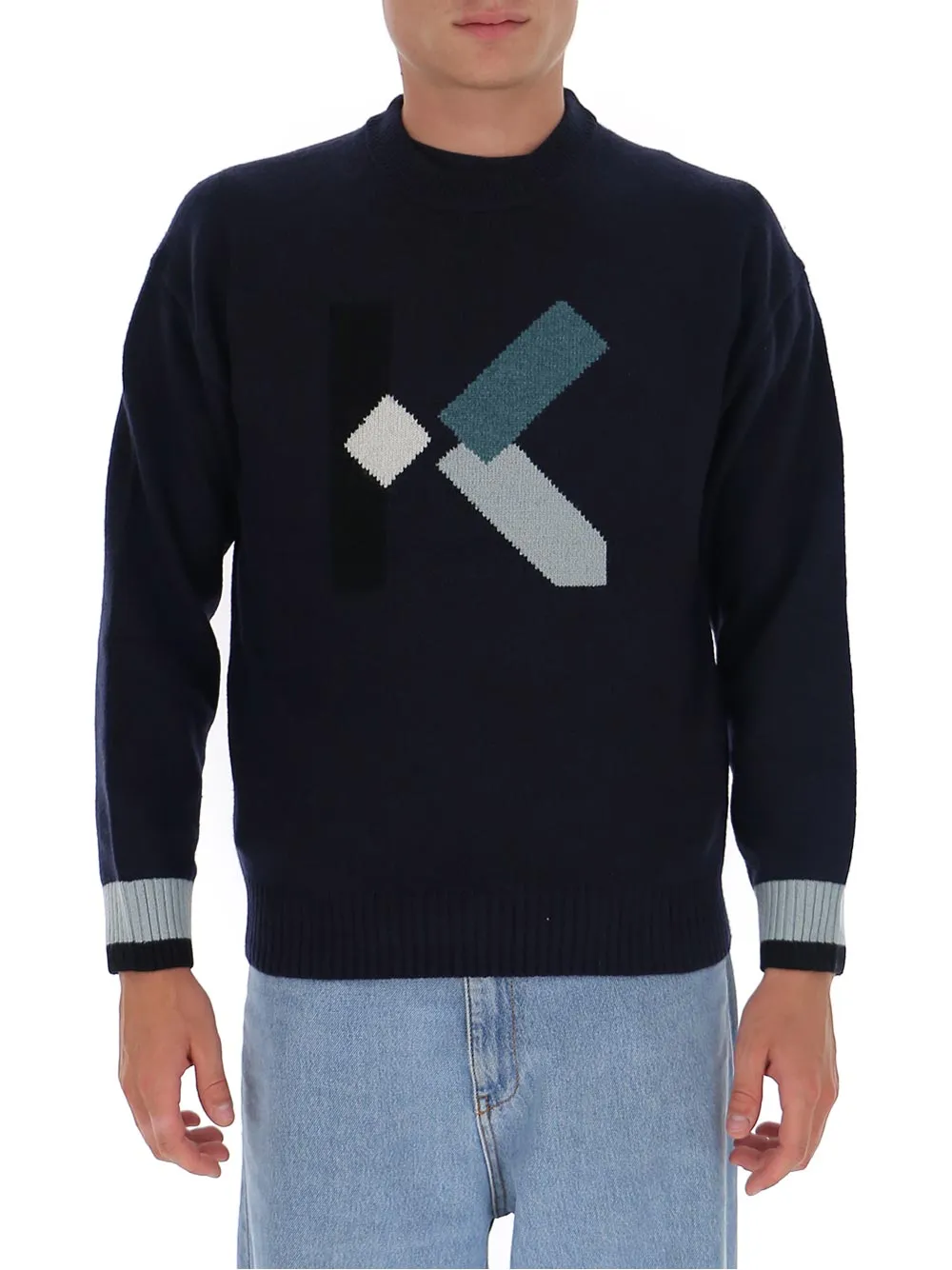 Kenzo K Intarsia Knit Sweater