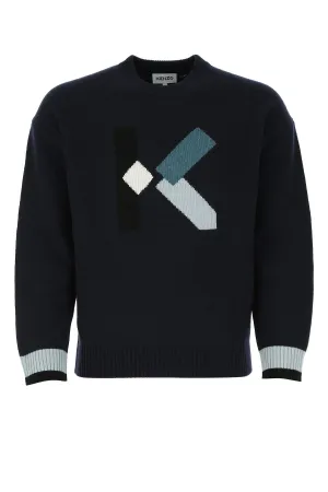 Kenzo K Intarsia Knit Sweater
