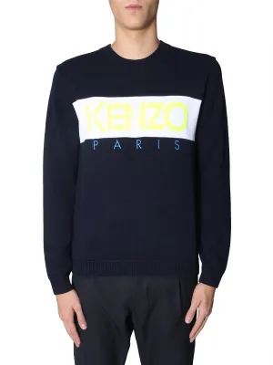 Kenzo Logo Printed Sweater
