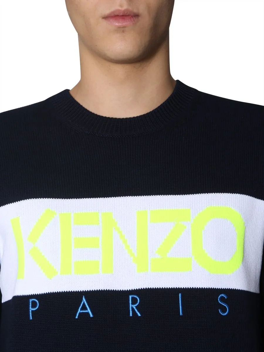 Kenzo Logo Printed Sweater