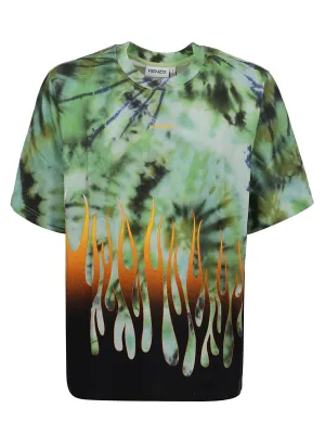 Kenzo Tie-Dyed Crewneck T-Shirt