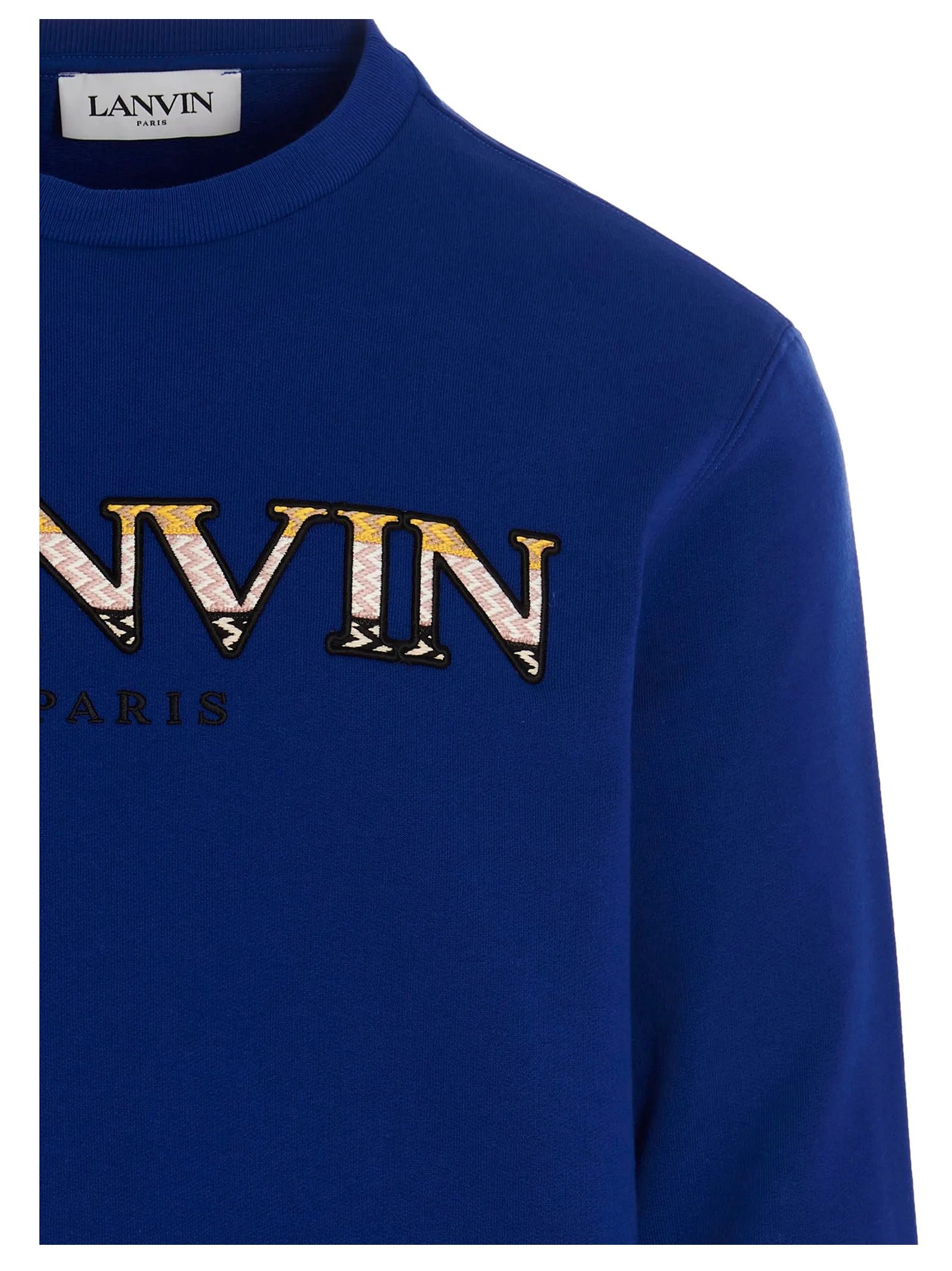 Lanvin Logo Embroidered Crewneck Sweater