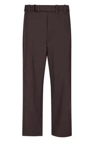 Lemaire Belted Straight-Leg Chino Pants